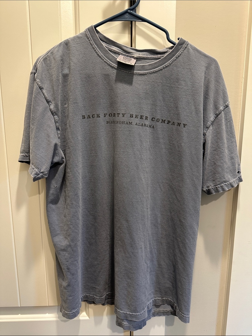Comfort Colors Faded Gray Back Forty Beer Company Tee